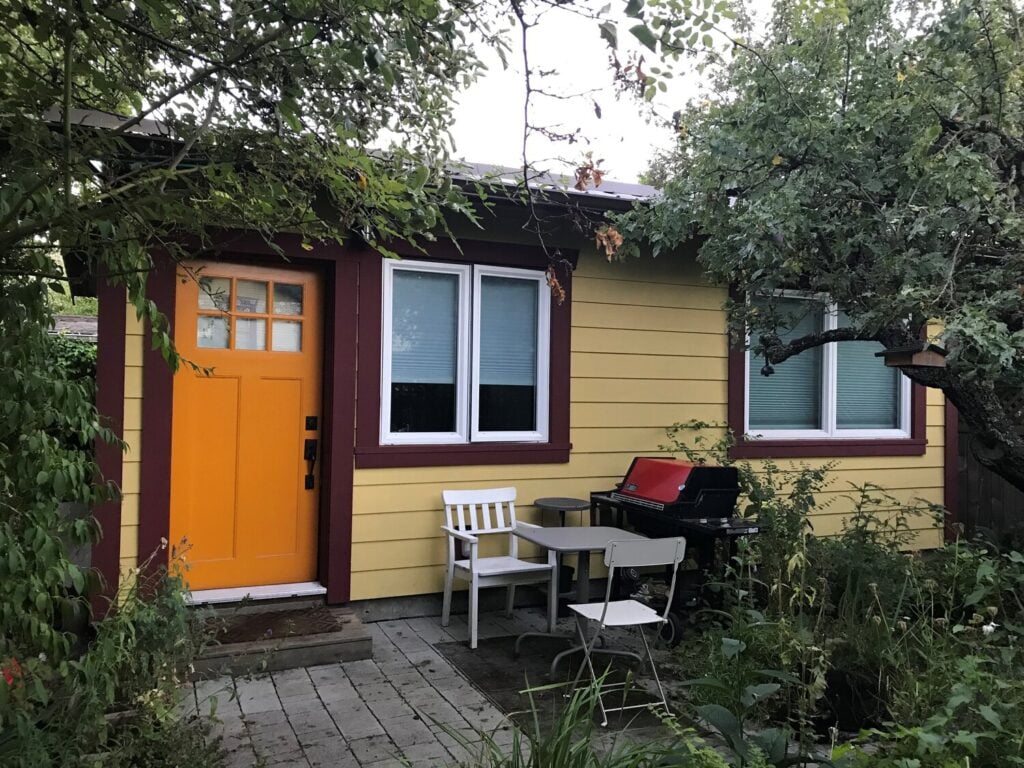 exterior of Garden Suite built by Constructo Group in Victoria BC