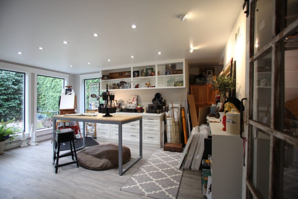 interior of studio creative space